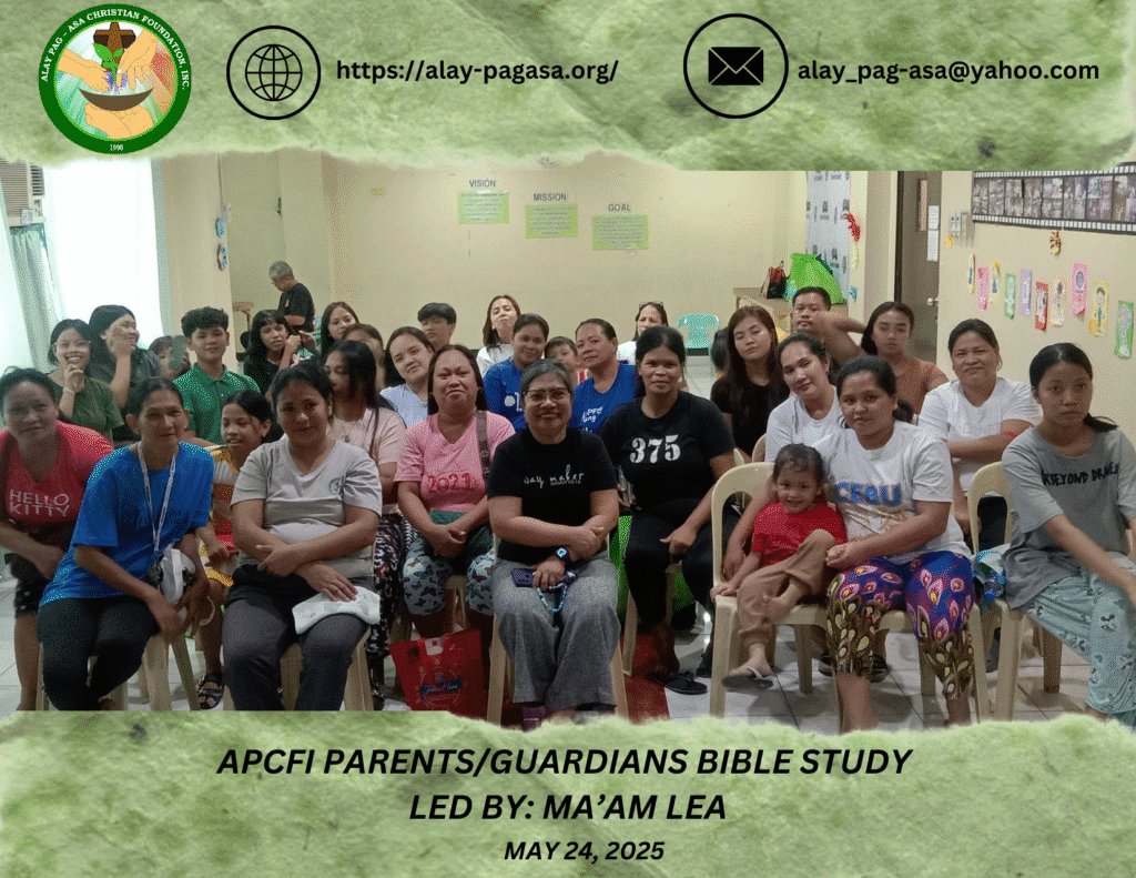 APCFI Parents and Guardians Bible Study with Ma’am Lea