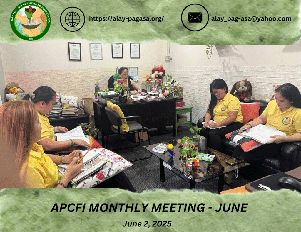 APCFI Staff Monthly Meeting – June