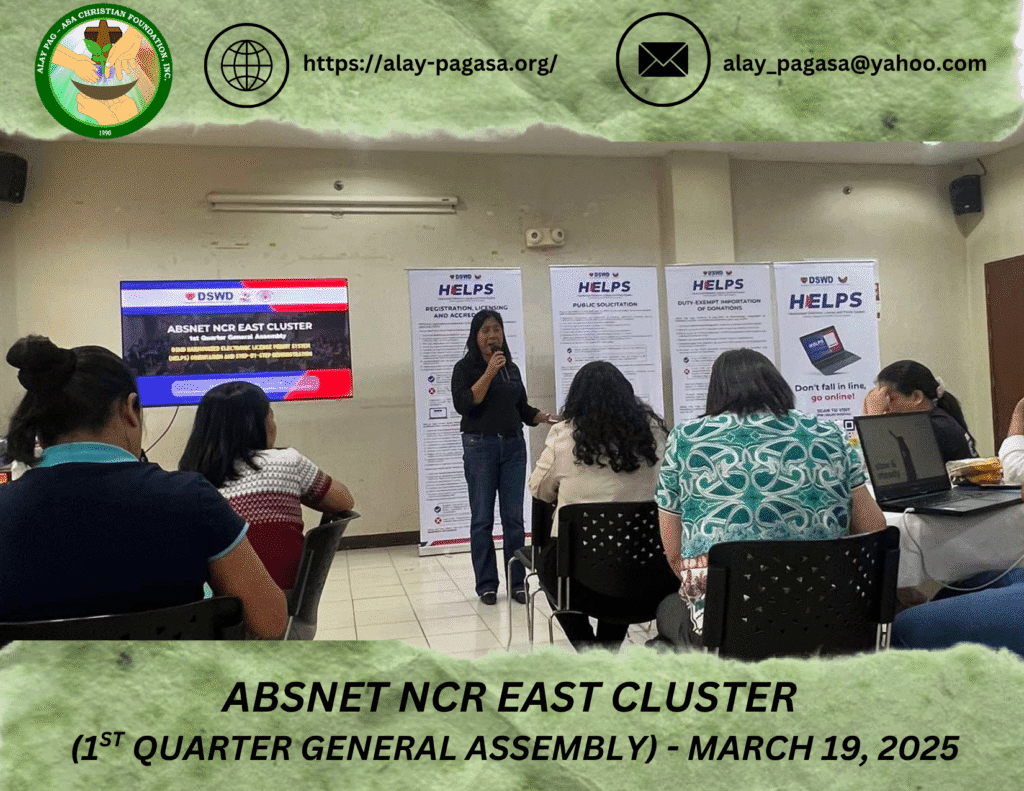 ABSNET – NCR East Cluster (Q1 General Assembly)