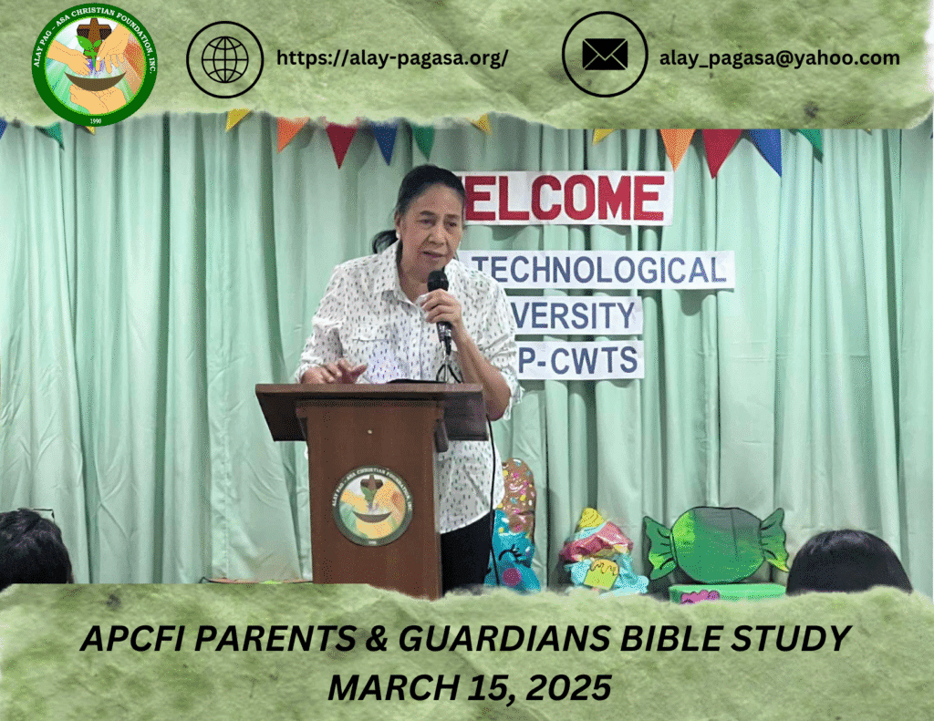 APCFI Parents and Guardian’s Bible Study – March 2025