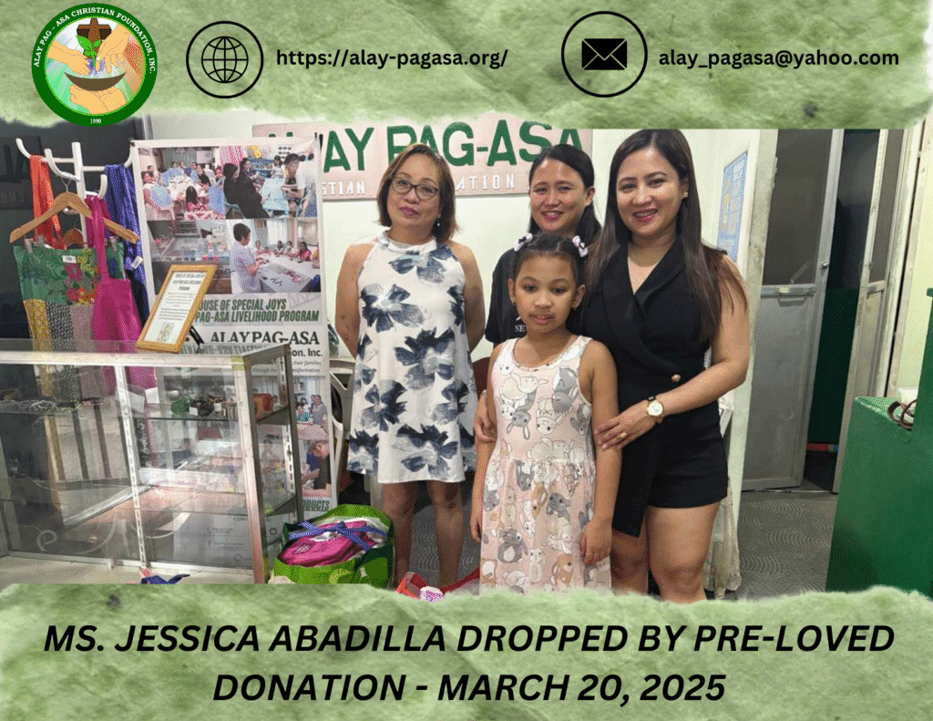 Ms. Jessica Abadilla Drop-By Donation