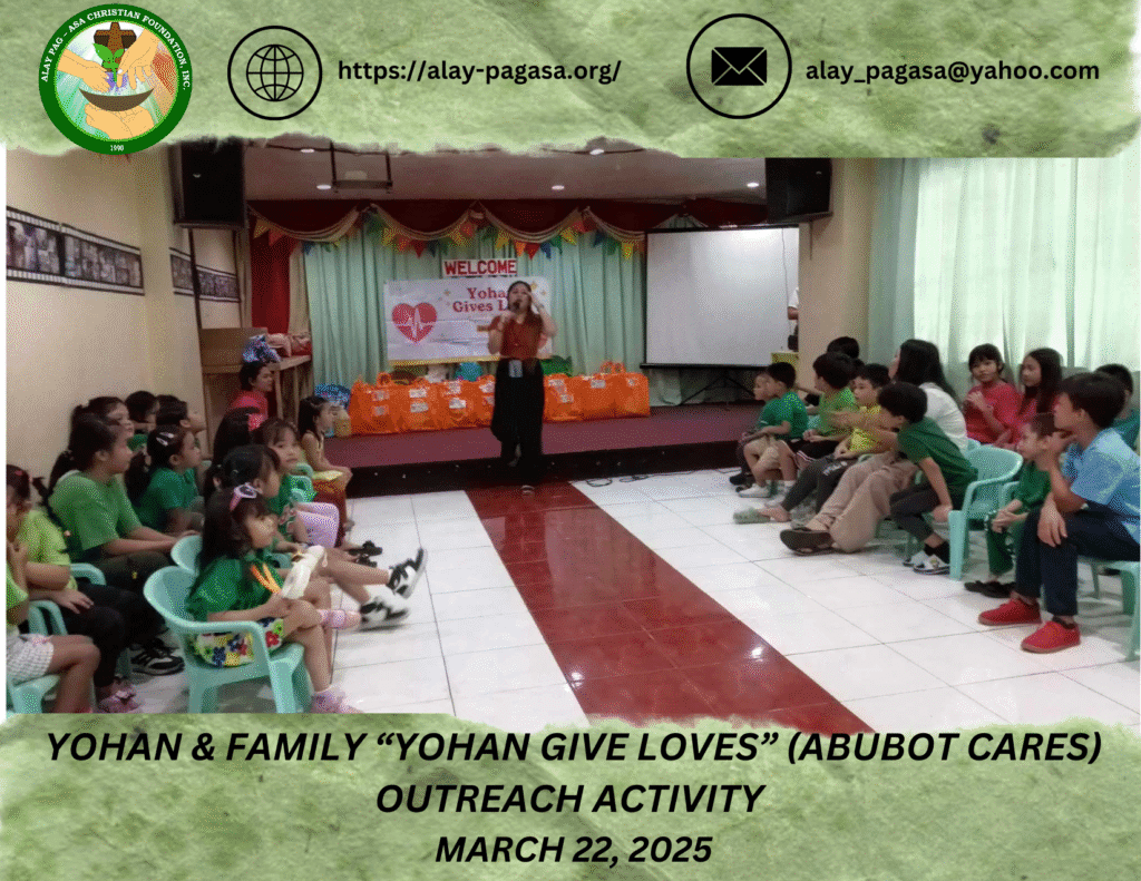 Yohan Gives Love Outreach Activity – Yohan & Family (Abubot Cares)