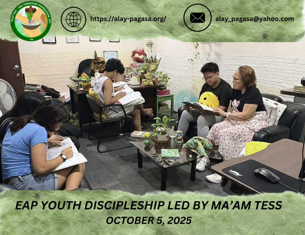 EAP Youth Discipleship Led By Ma’am Tess – October 2025 – Session 1