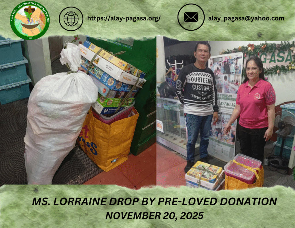 Ms. Lorraine Drop-By Pre-Loved Donation