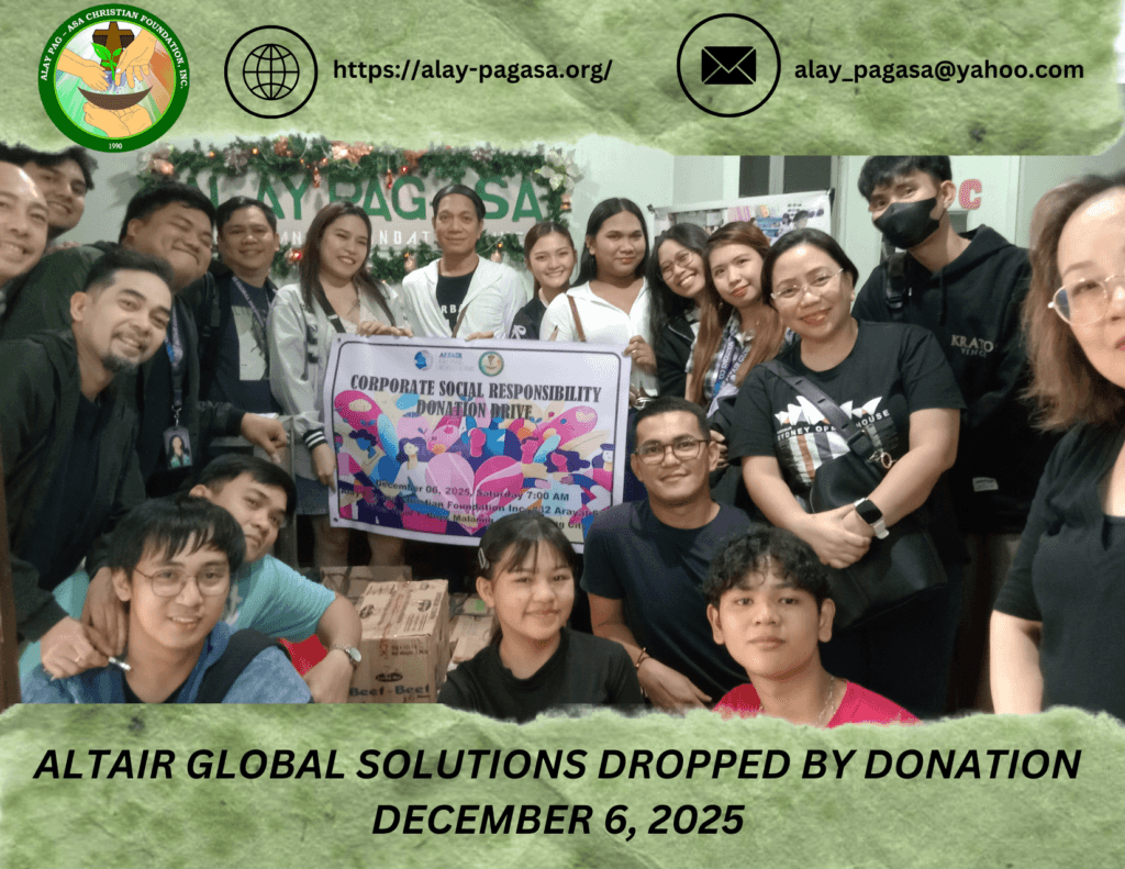 Altair Global Solutions Drop-By Donation